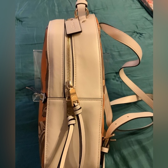 coach banana leaves backpack Coach Jordyn Banana Leaves Print Backpack! NWOT